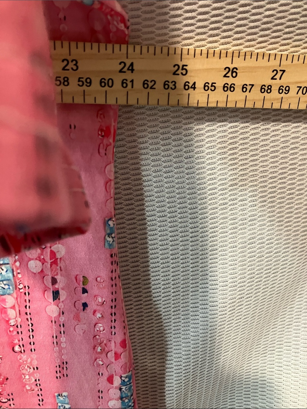 Pink Patterned Button-Front Short Sleeve Top - 2XL - Picture 5 of 9